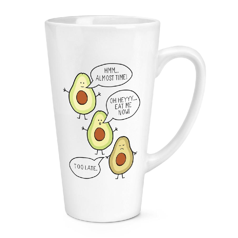 gift base Avocado Eat Me Now Too Late 17oz Large Latte Mug Cup