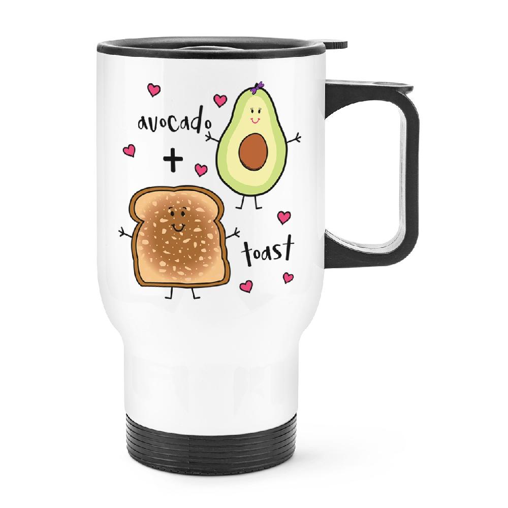 gift base Avocado Plus Toast Travel Mug Cup With Handle