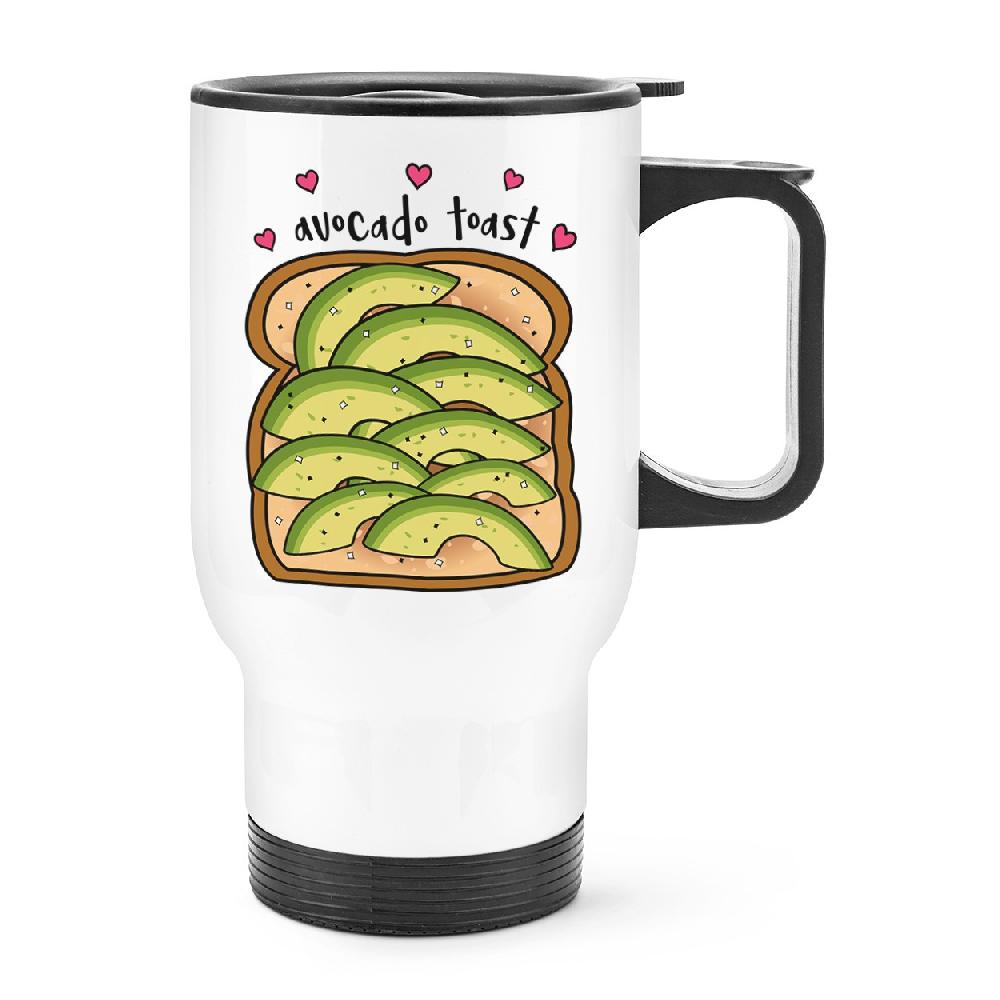 gift base Avocado Toast Sliced Travel Mug Cup With Handle