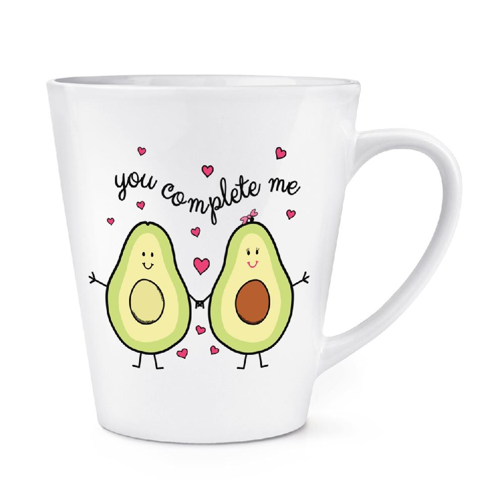 gift base Avocado You Complete Me 12oz Latte Mug Cup