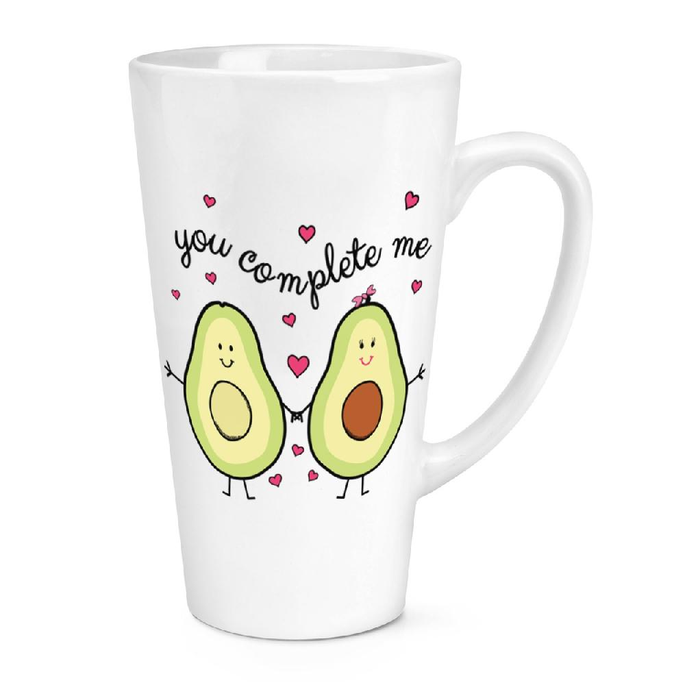 gift base Avocado You Complete Me 17oz Large Latte Mug Cup