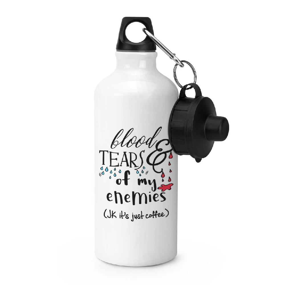 gift base Blood And Tears Of My Enemies Coffee Sports Bottle