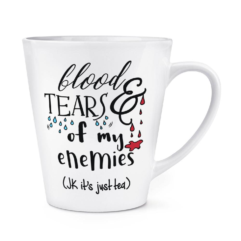 gift base Blood And Tears Of My Enemies Tea 12oz Latte Mug Cup