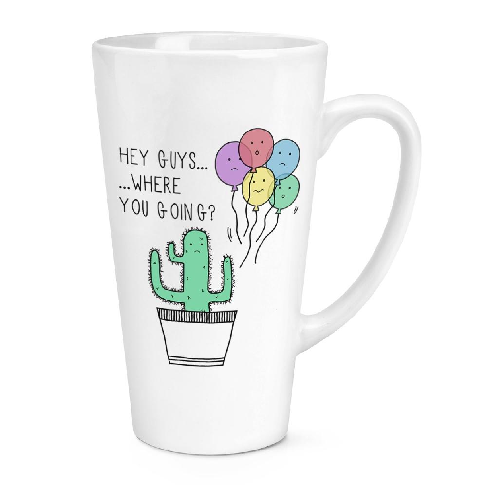 gift base Cactus Hey Guys Where Are You Going 17oz Large Latte Mug Cup