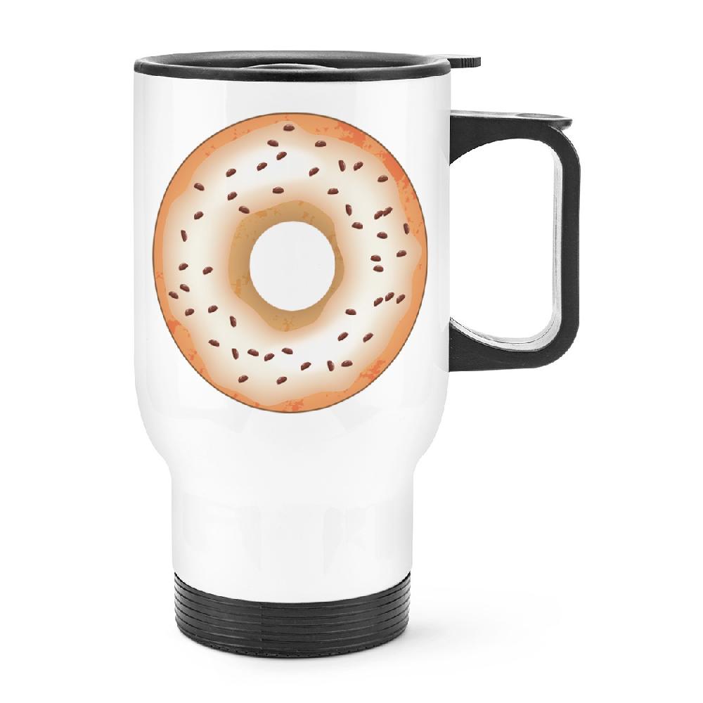 gift base Coffee Glazed Doughnut Donut Travel Mug Cup With Handle