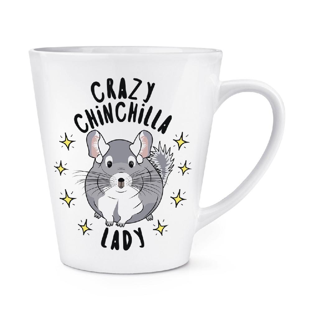 gift base Crazy Chinchilla Lady Stars 12oz Latte Mug Cup