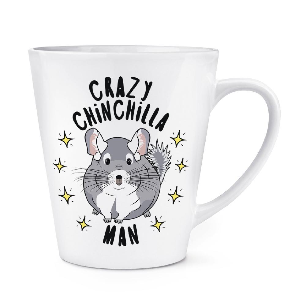 gift base Crazy Chinchilla Man Stars 12oz Latte Mug Cup