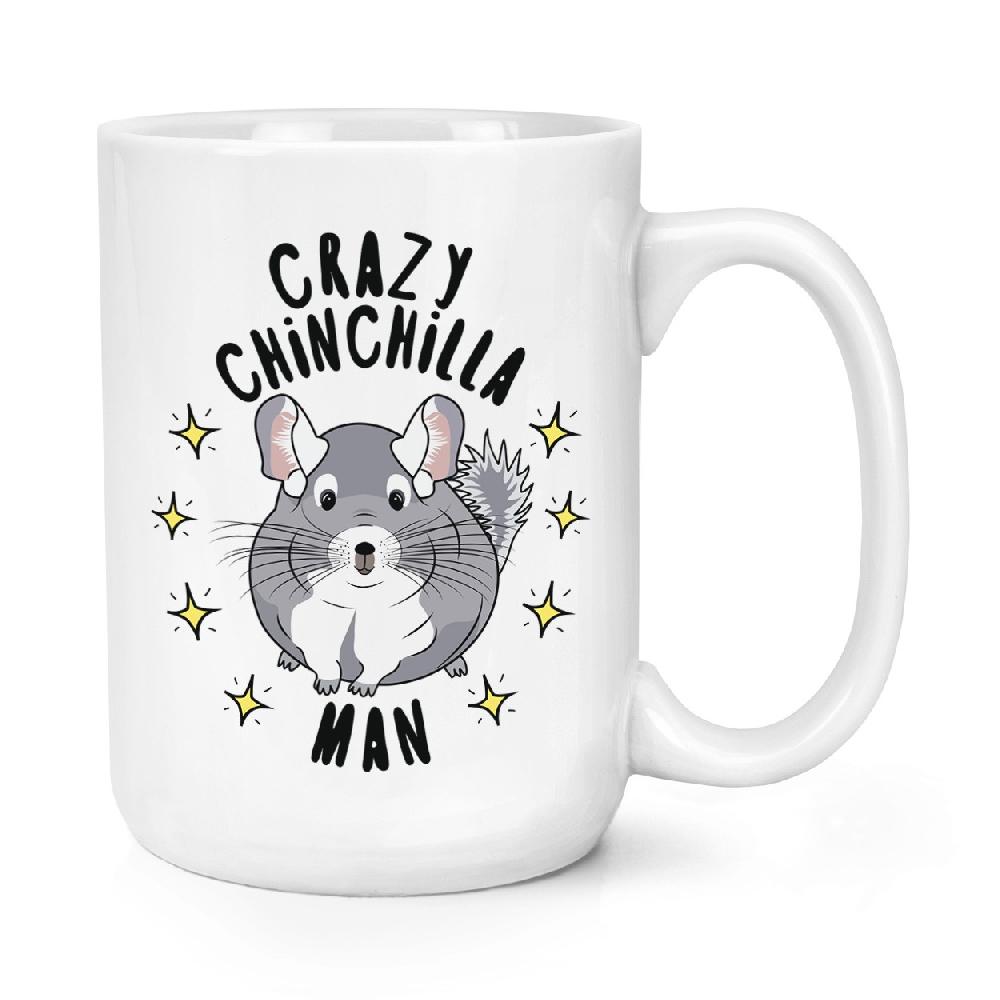gift base Crazy Chinchilla Man Stars 15oz Large Mug Cup