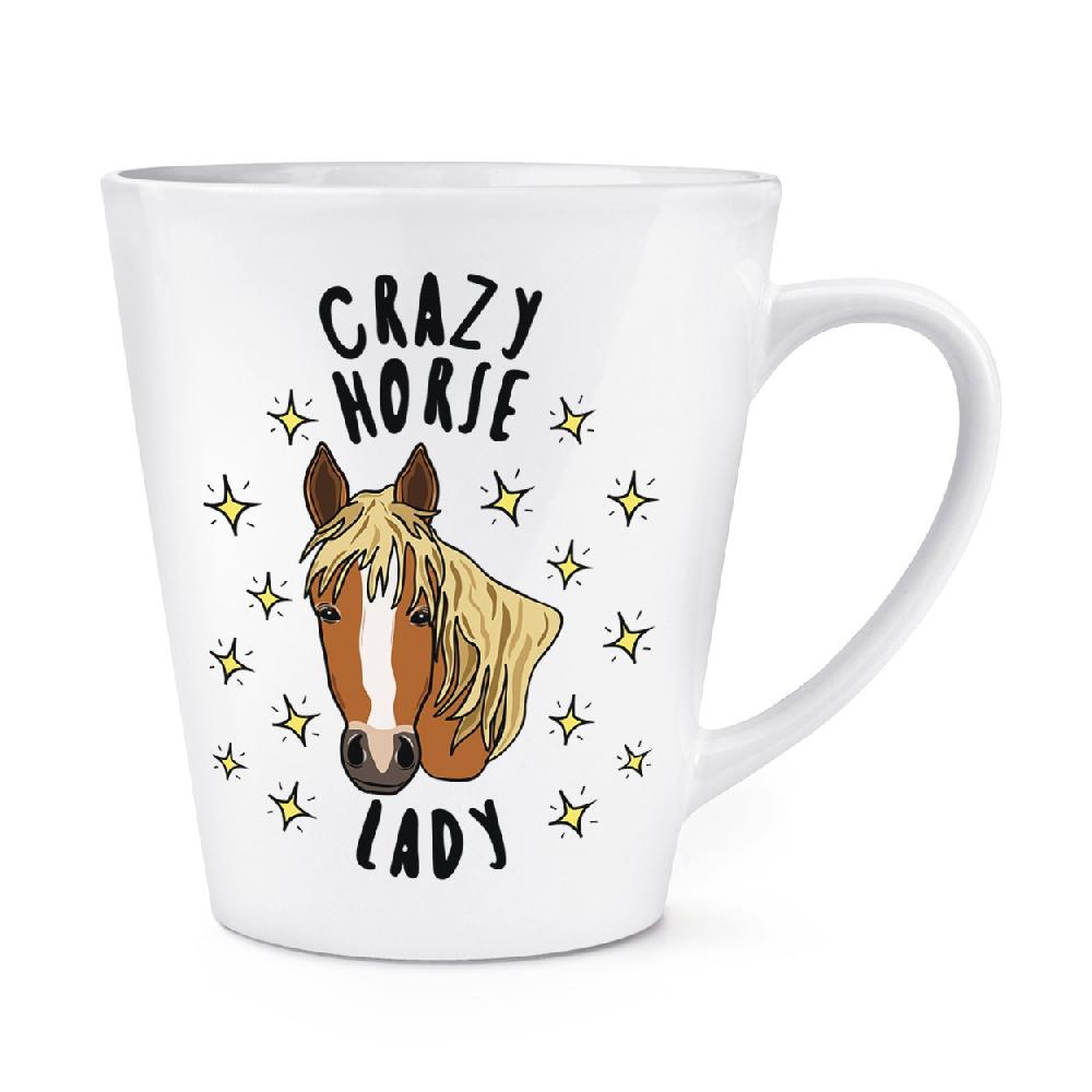 gift base Crazy Horse Lady Stars 12oz Latte Mug Cup