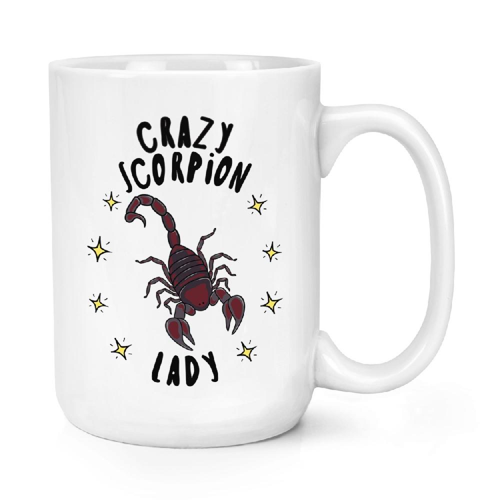 gift base Crazy Scorpion Lady Stars 15oz Large Mug Cup