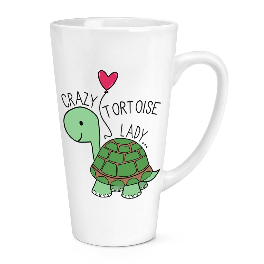 gift base Crazy Tortoise Lady 17oz Large Latte Mug Cup