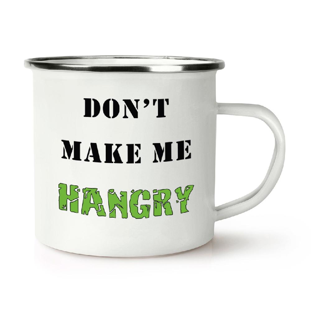 gift base Don't Make Me Hangry Retro Enamel Mug Cup