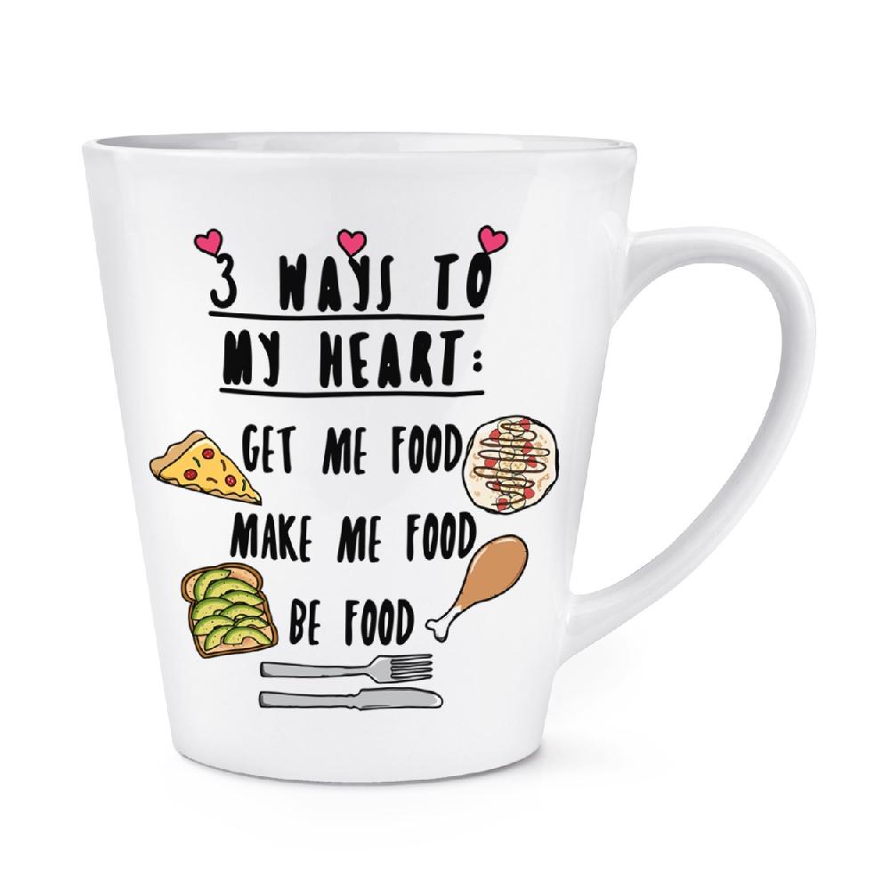 gift base 3 Ways To My Heart 12oz Latte Mug Cup