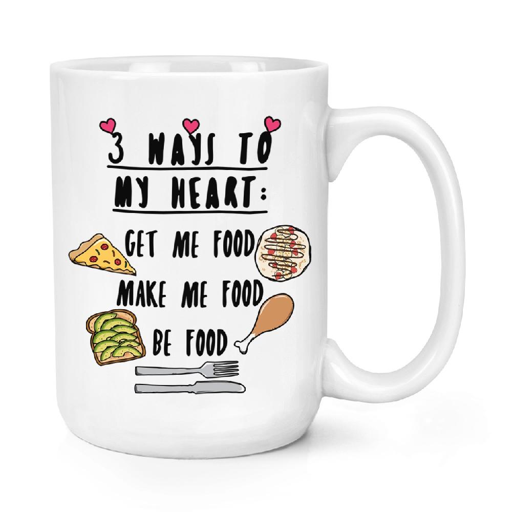 gift base 3 Ways To My Heart 15oz Large Mug Cup