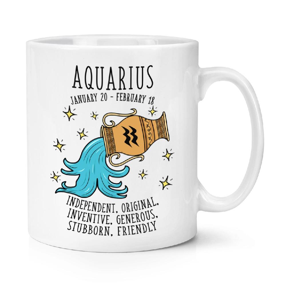 gift base Aquarius Horoscope 10oz Mug Cup