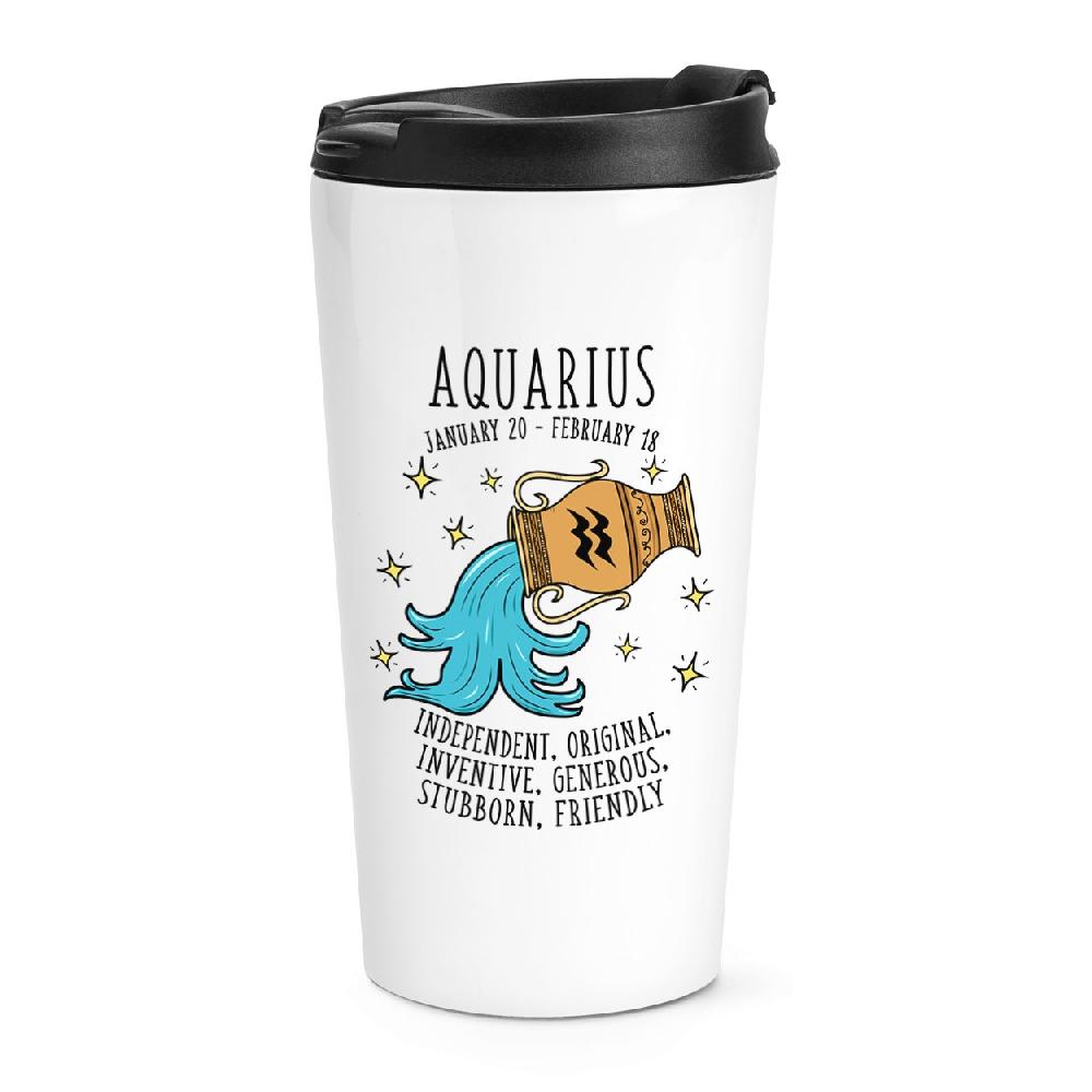 gift base Aquarius Horoscope Travel Mug Cup
