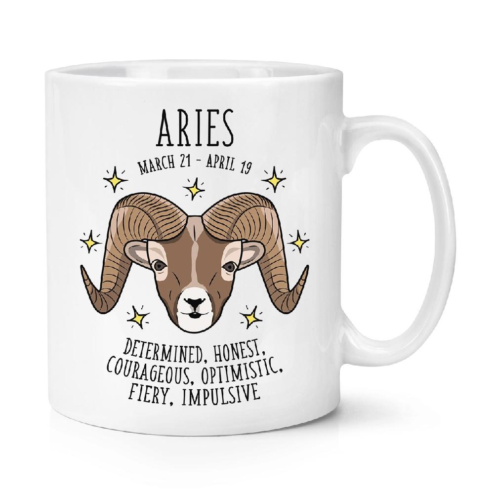 gift base Aries Horoscope 10oz Mug Cup
