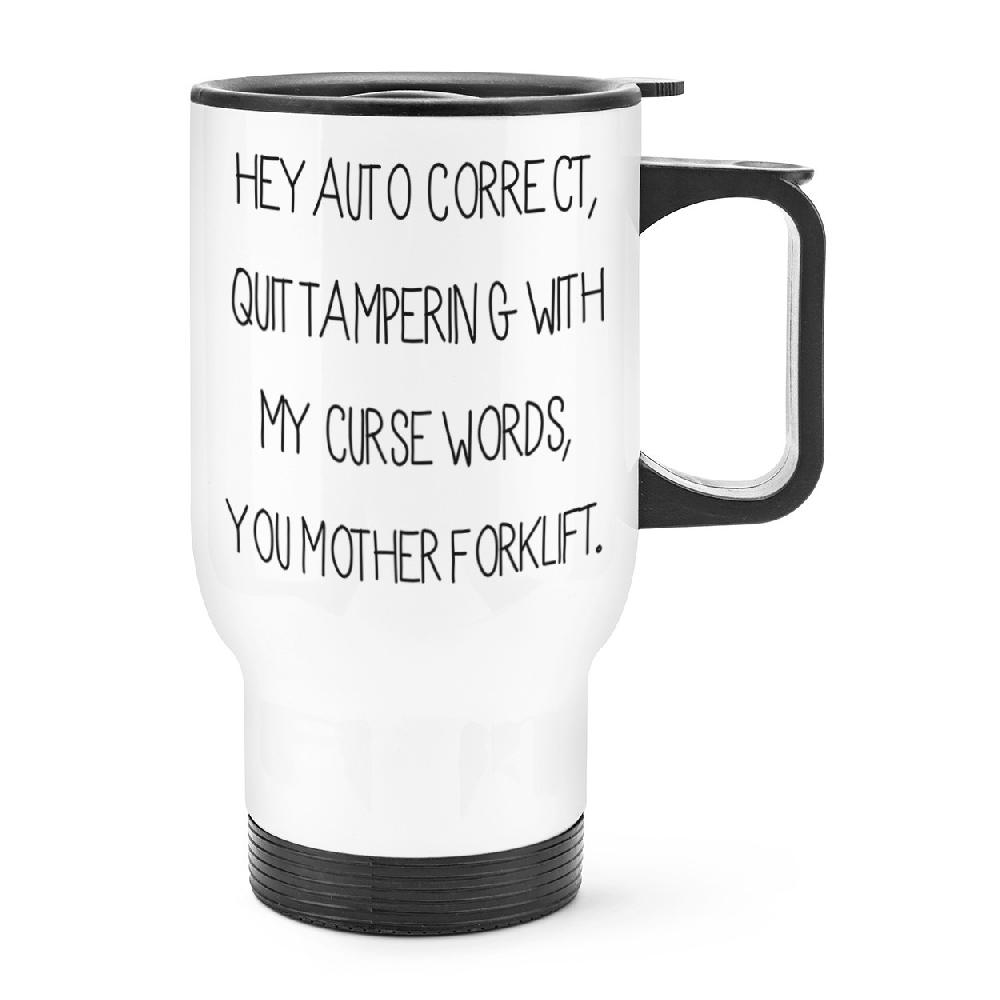 gift base Auto Correct Travel Mug Cup With Handle