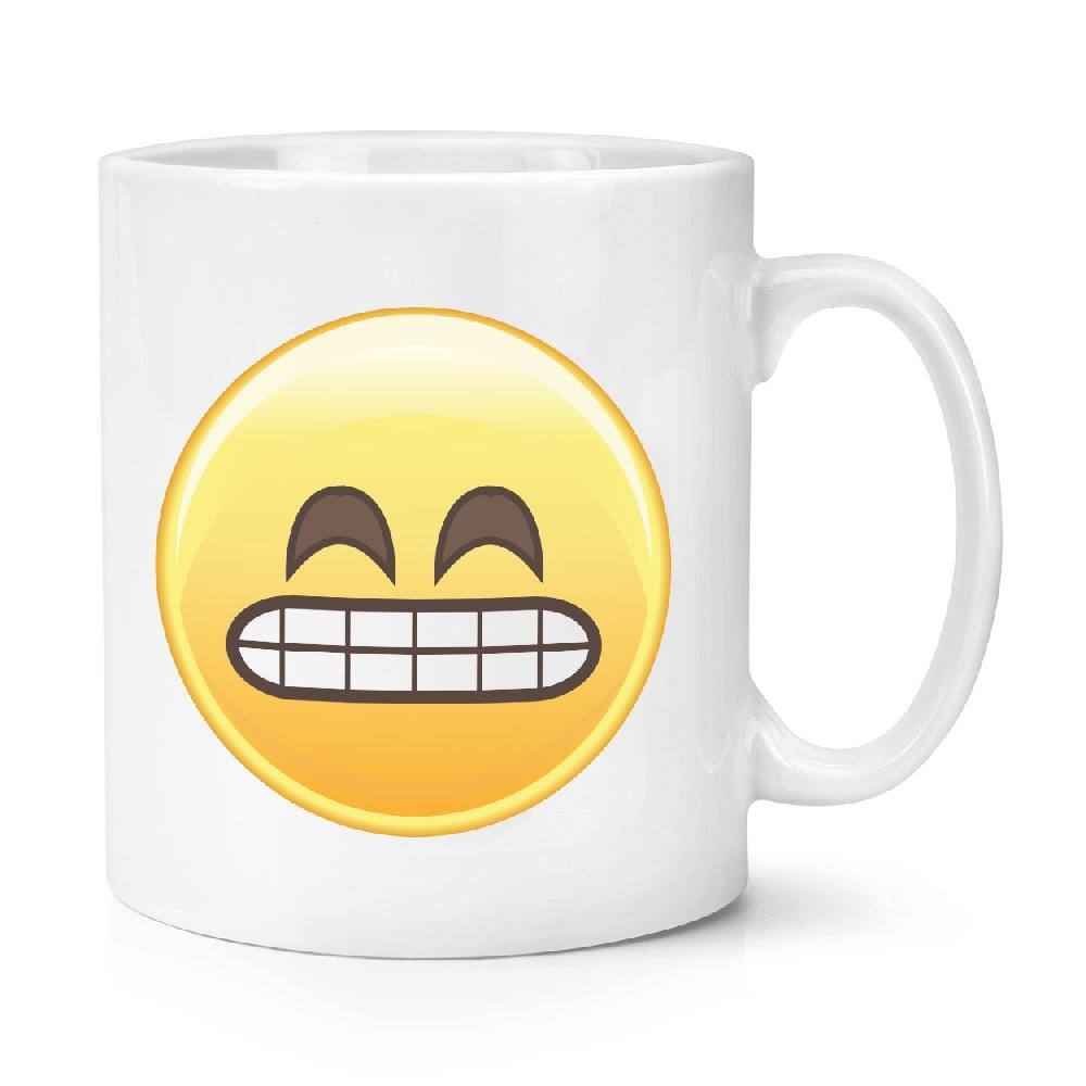 gift base Awkward Teeth Face Emoji 10oz Mug Cup