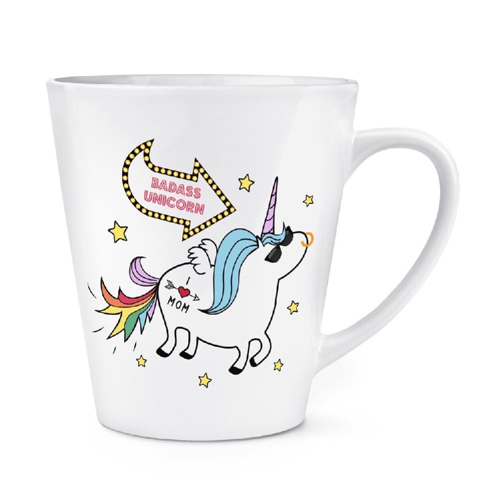 gift base Badass Unicorn 12oz Latte Mug Cup