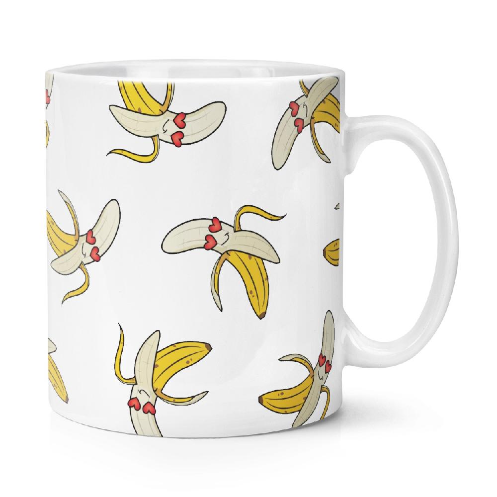 gift base Banana Heart Eyes Pattern 10oz Mug Cup