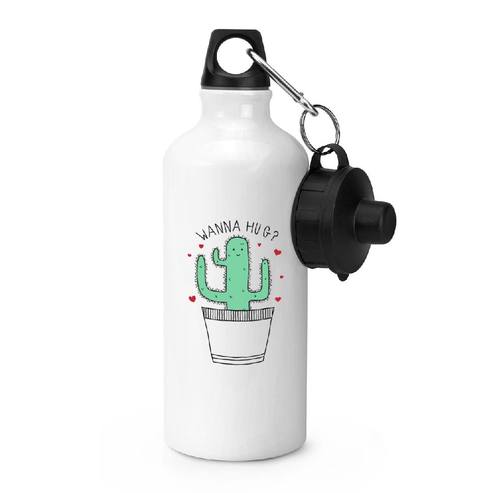 gift base Cactus Wanna Hug Sports Bottle