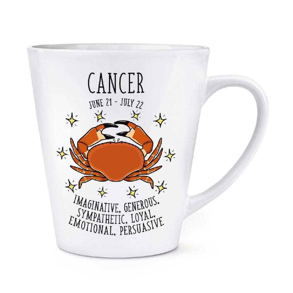 gift base Cancer Horoscope 12oz Latte Mug Cup