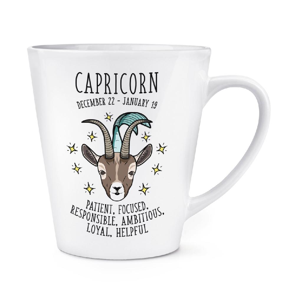 gift base Capricorn Horoscope 12oz Latte Mug Cup