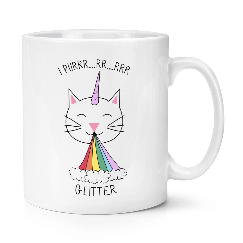 gift base Caticorn I Purr Glitter 10oz Mug Cup