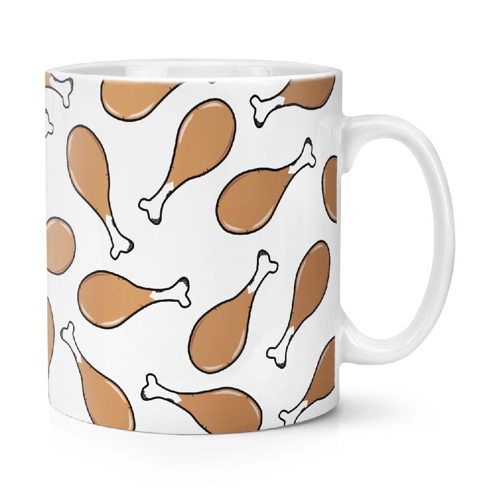 gift base Chicken Drumstick Pattern 10oz Mug Cup