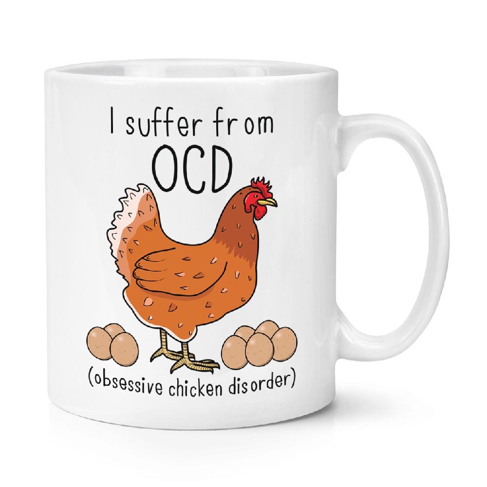 gift base Chicken OCD 10oz Mug Cup