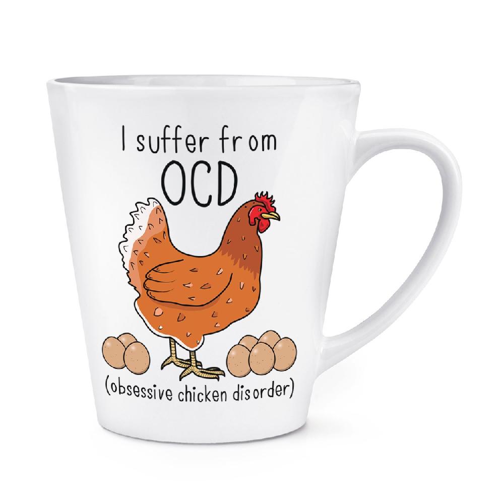 gift base Chicken OCD 12oz Latte Mug Cup