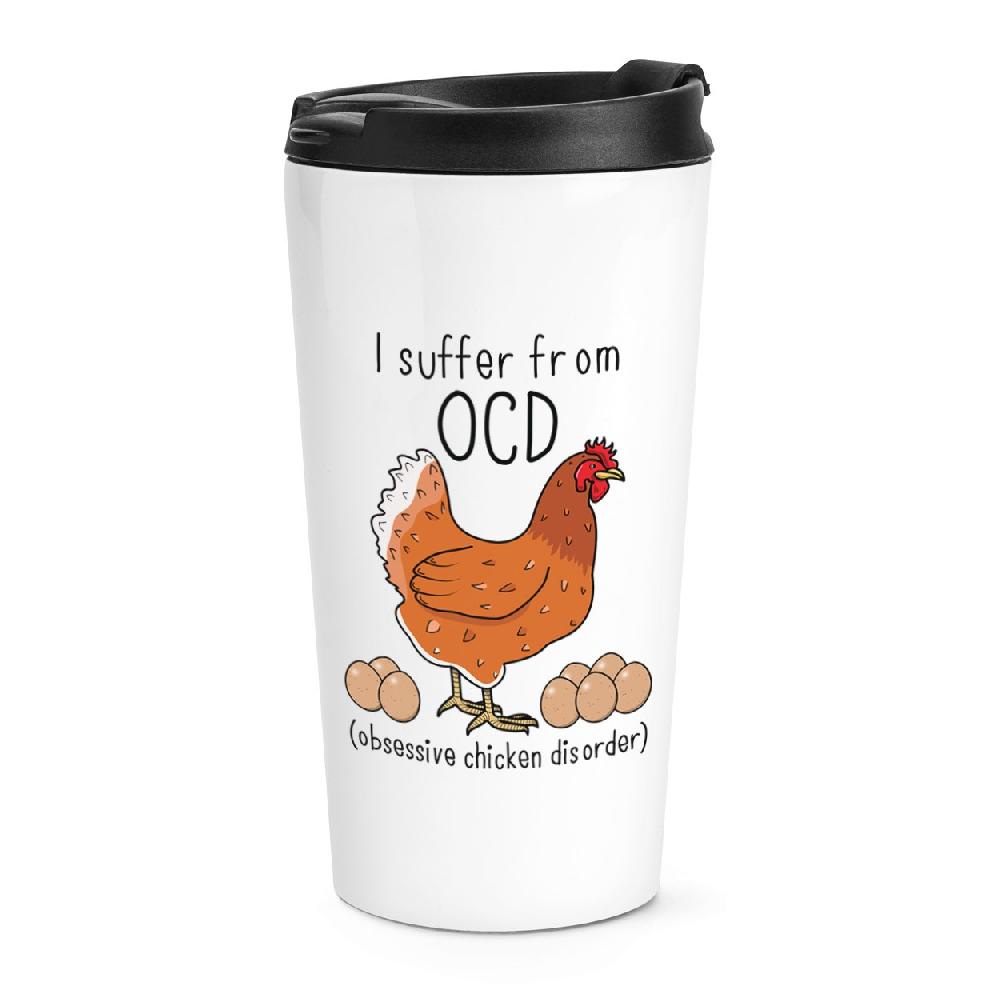 gift base Chicken OCD Travel Mug Cup