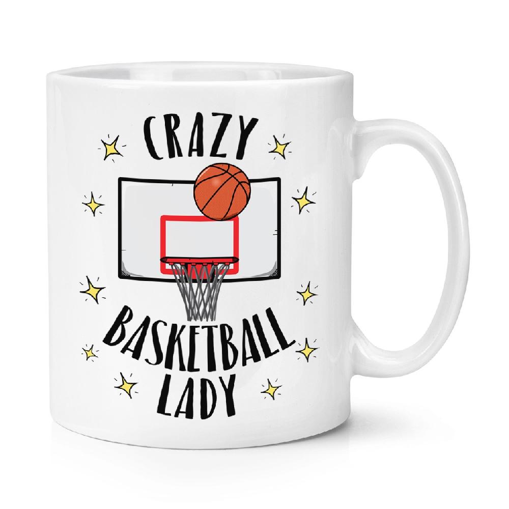 gift base Crazy Basketball Lady 10oz Mug Cup