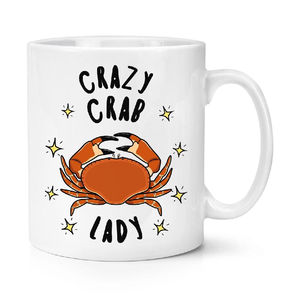 gift base Crazy Crab Lady Stars 10oz Mug Cup
