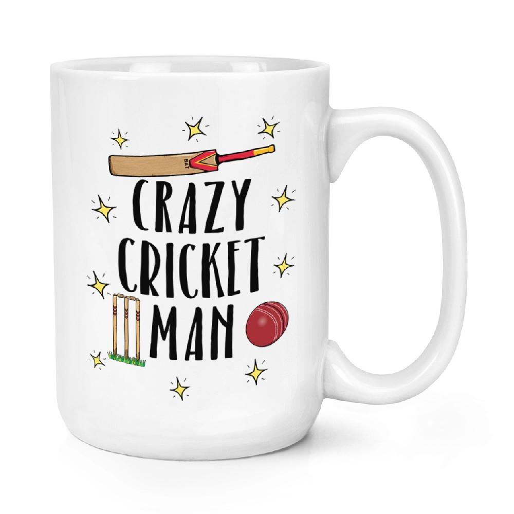 gift base Crazy Cricket Man 15oz Large Mug Cup