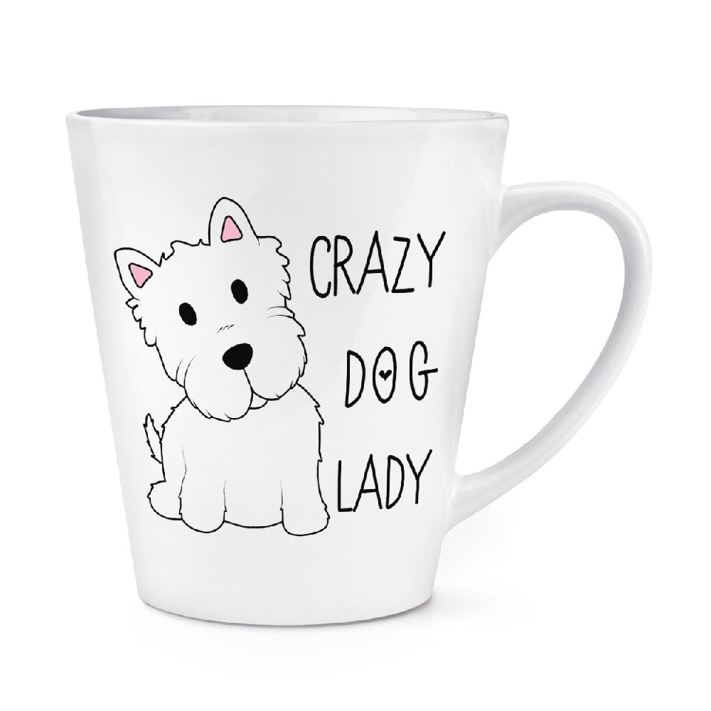 gift base Crazy Dog Lady 12oz Latte Mug Cup