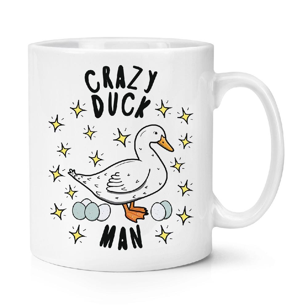 gift base Crazy Duck Man Stars 10oz Mug Cup