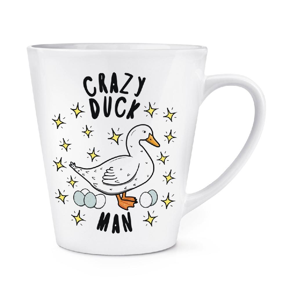 gift base Crazy Duck Man Stars 12oz Latte Mug Cup