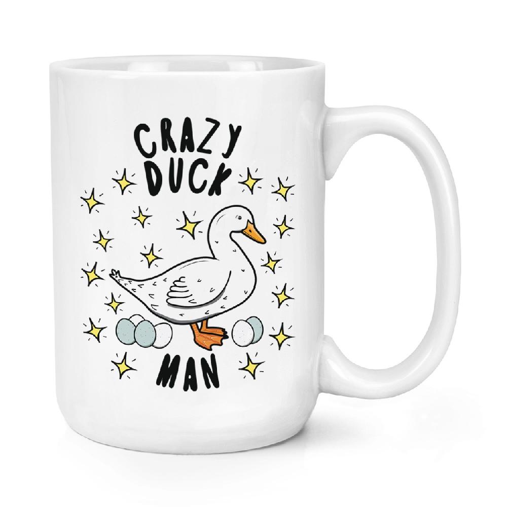 gift base Crazy Duck Man Stars 15oz Large Mug Cup