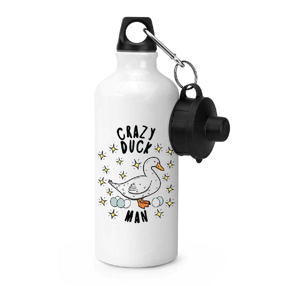 gift base Crazy Duck Man Stars Sports Bottle
