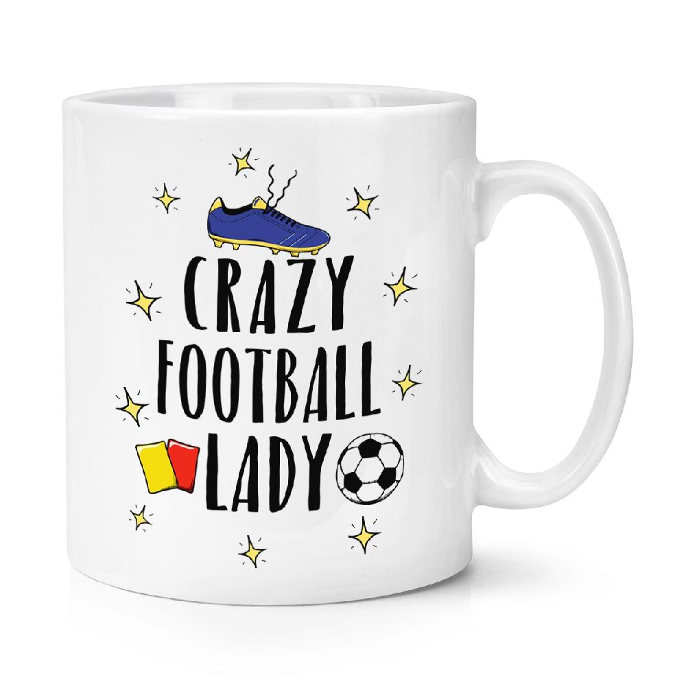 gift base Crazy Football Lady 10oz Mug Cup