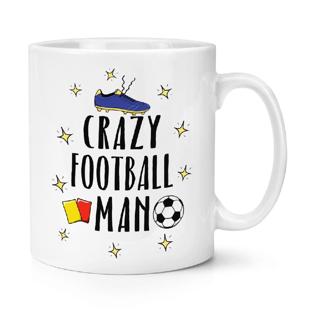 gift base Crazy Football Man 10oz Mug Cup