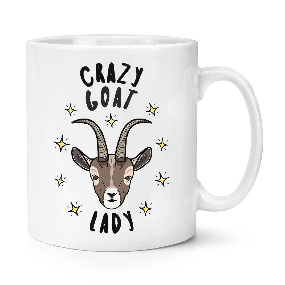 gift base Crazy Goat Lady Stars 10oz Mug Cup
