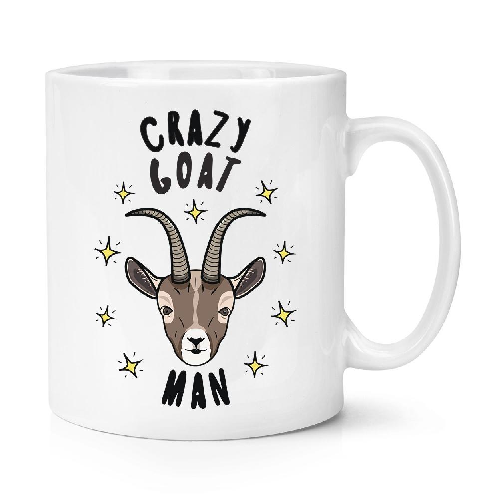 gift base Crazy Goat Man Stars 10oz Mug Cup