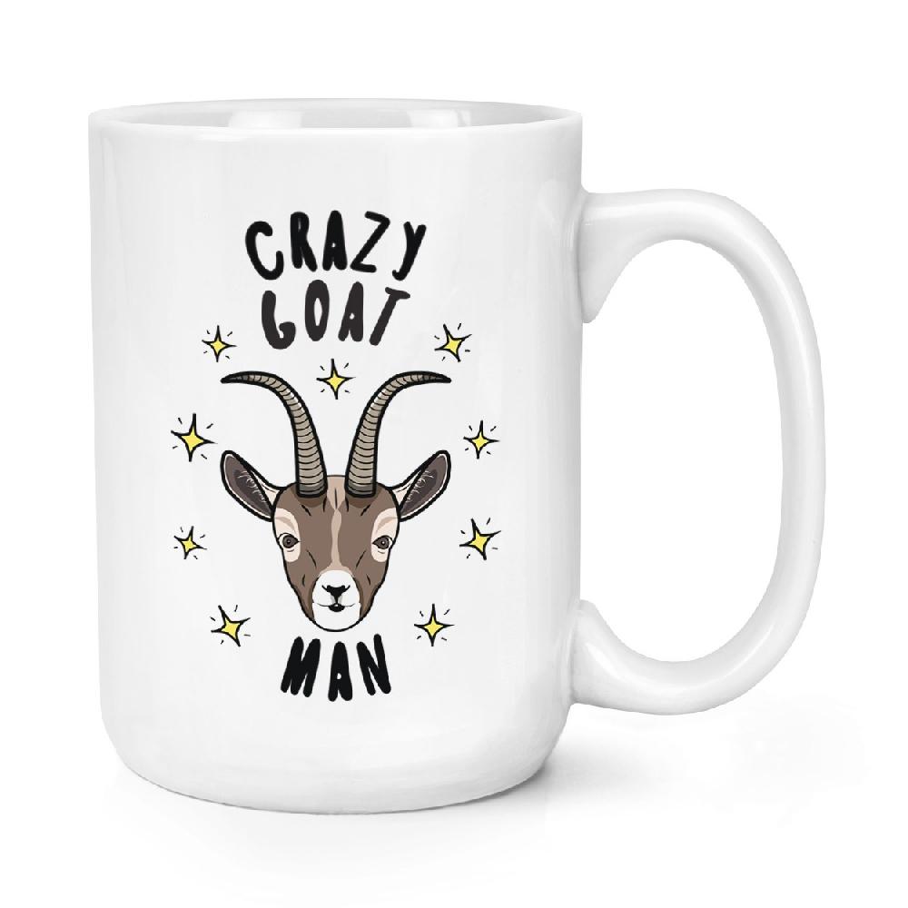 gift base Crazy Goat Man Stars 15oz Large Mug Cup