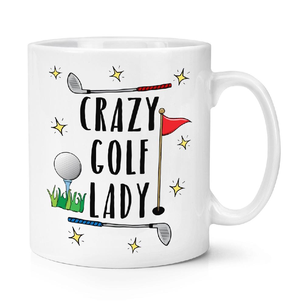 gift base Crazy Golf Lady 10oz Mug Cup