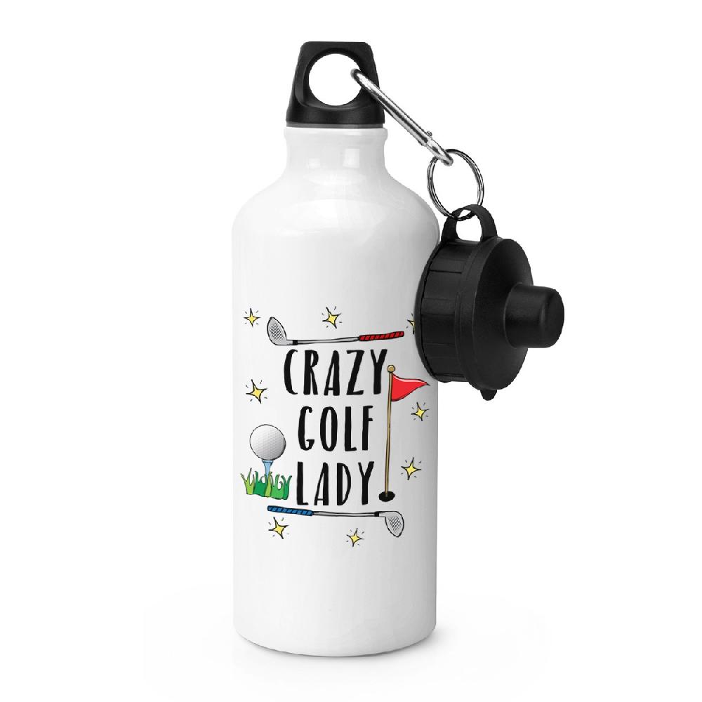 gift base Crazy Golf Lady Sports Bottle
