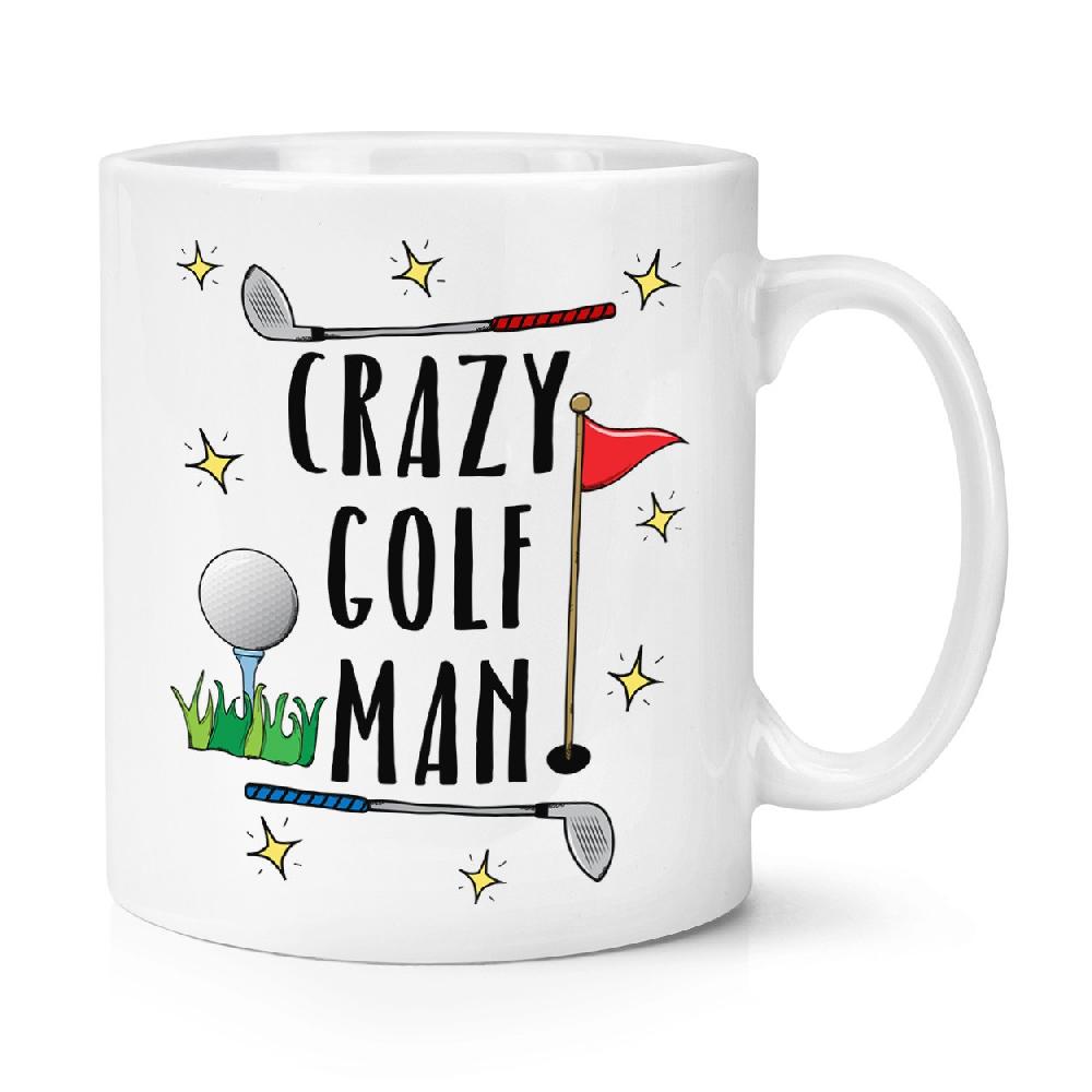 gift base Crazy Golf Man 10oz Mug Cup