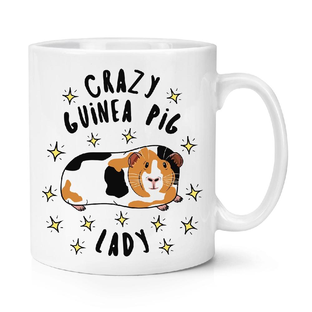 gift base Crazy Guinea Pig Lady Stars 10oz Mug Cup